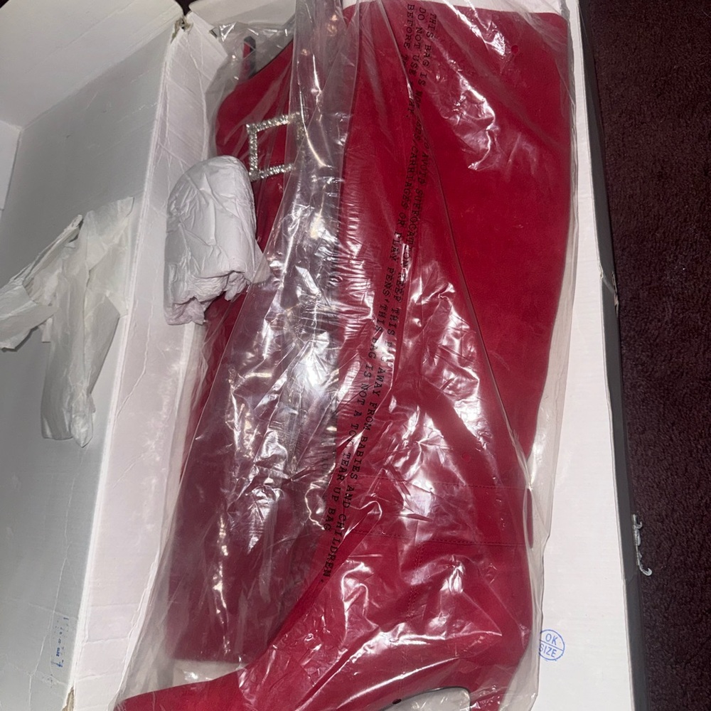 Marc Fisher Red Heeled Boots